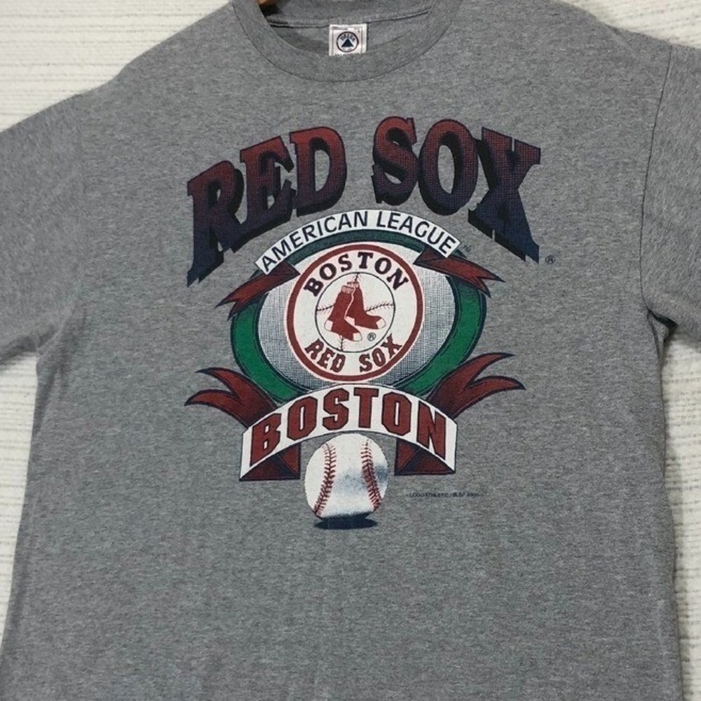 Vintage Delta Pro Weight Boston Red Sox T-Shirt MLB Baseball Graphic Tee L
